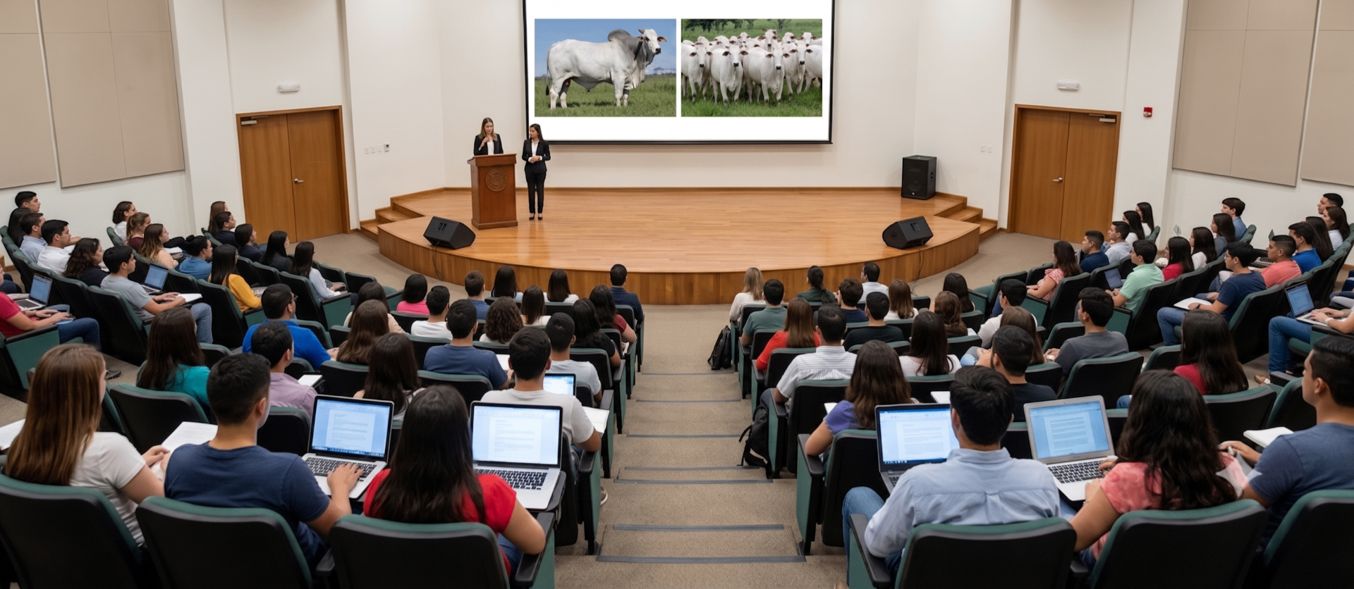 Auditorio UDABOL con clase de Confinar Pro